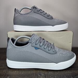 Vessi Weekend 1.5 Womens Size 11 Waterproof Shoes Sneaker Concrete Grey White